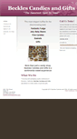 Mobile Screenshot of becklescandiesandgifts.com
